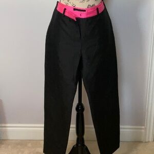 Pink Tartan size 2 black pink pants